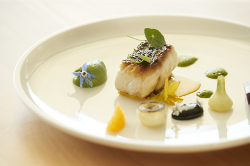 Gabriel Schkolnick plate fish table