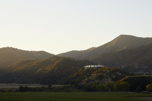 VIK Chile Hotel exterior mountains landscape crops vineyards