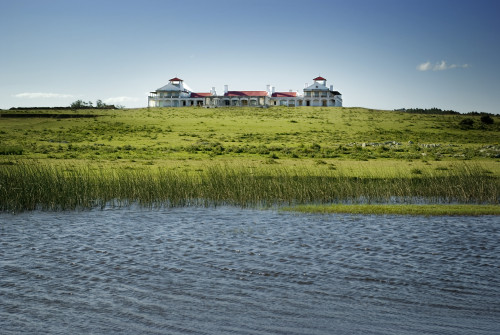 Estancia VIK Jose Ignacio Uruguay water building architecture crops green blue sky