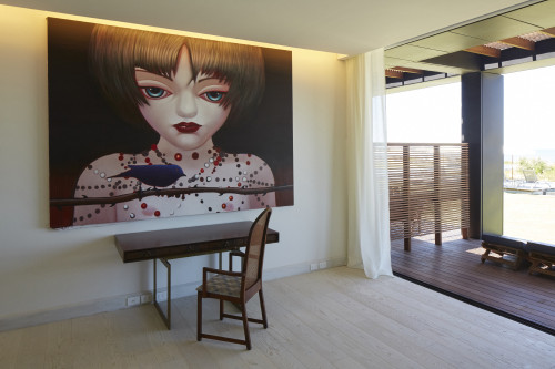 Bahía VIK José Ignacio Uruguay Zinc Negro Suite Llave painting terrace Lounging chairs desk chair lights