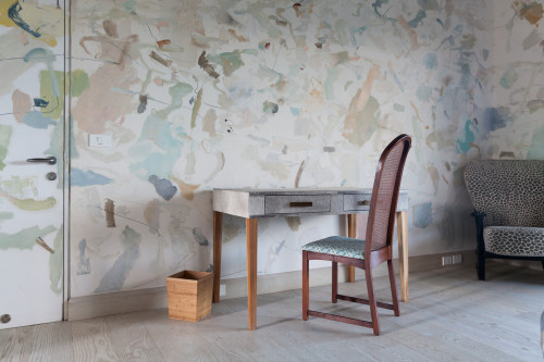 Bahía VIK José Ignacio Bungalows Quincha Turko armchair  desk chair waste paper bin door