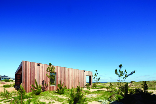 Bahía VIK José Ignacio Madera Bungalow landscape bush sand sea blue sky grass exterior trees