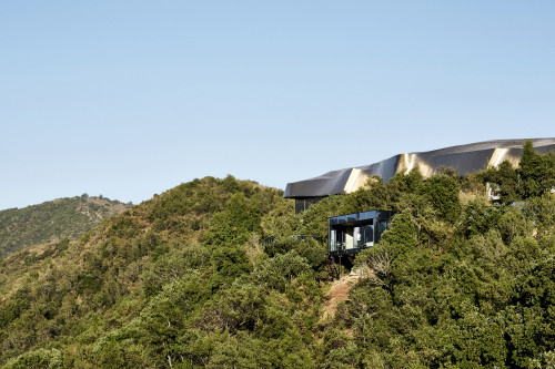 Puro VIK Chile exterior landscape nature mountains trees green building architecture