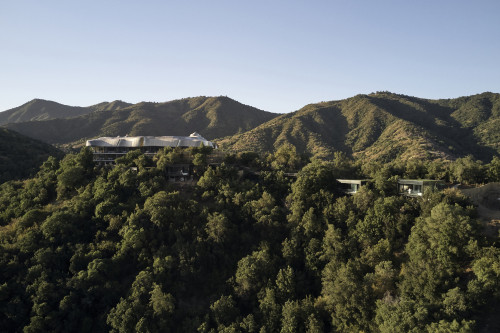 Puro VIK Chile exterior landscape nature mountains trees green building architecture